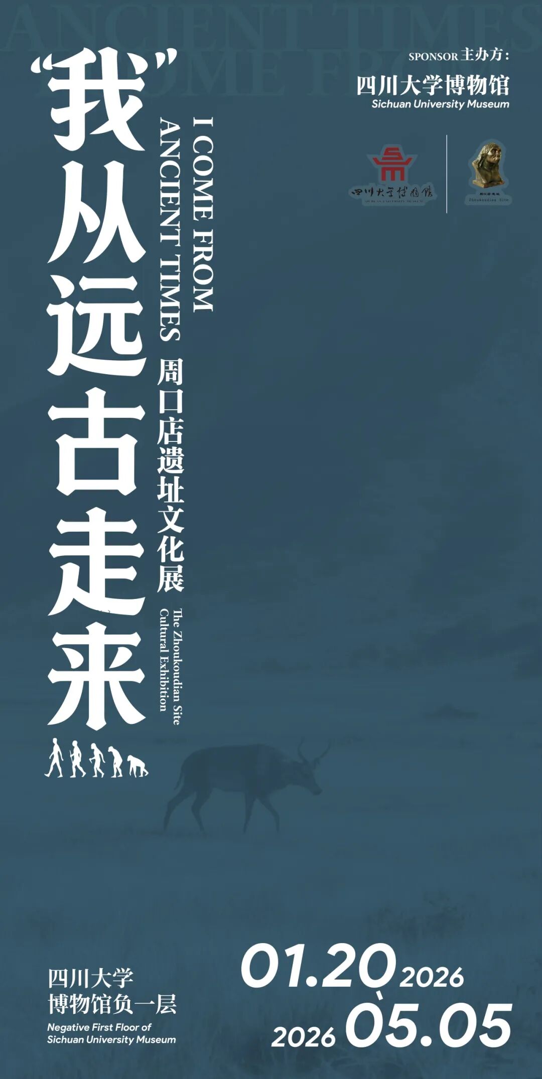 聚焦 | “‘我’从远古走来——周口店遗址文化展”在四川大学博物馆盛大启幕，追溯人类进化的远古记忆